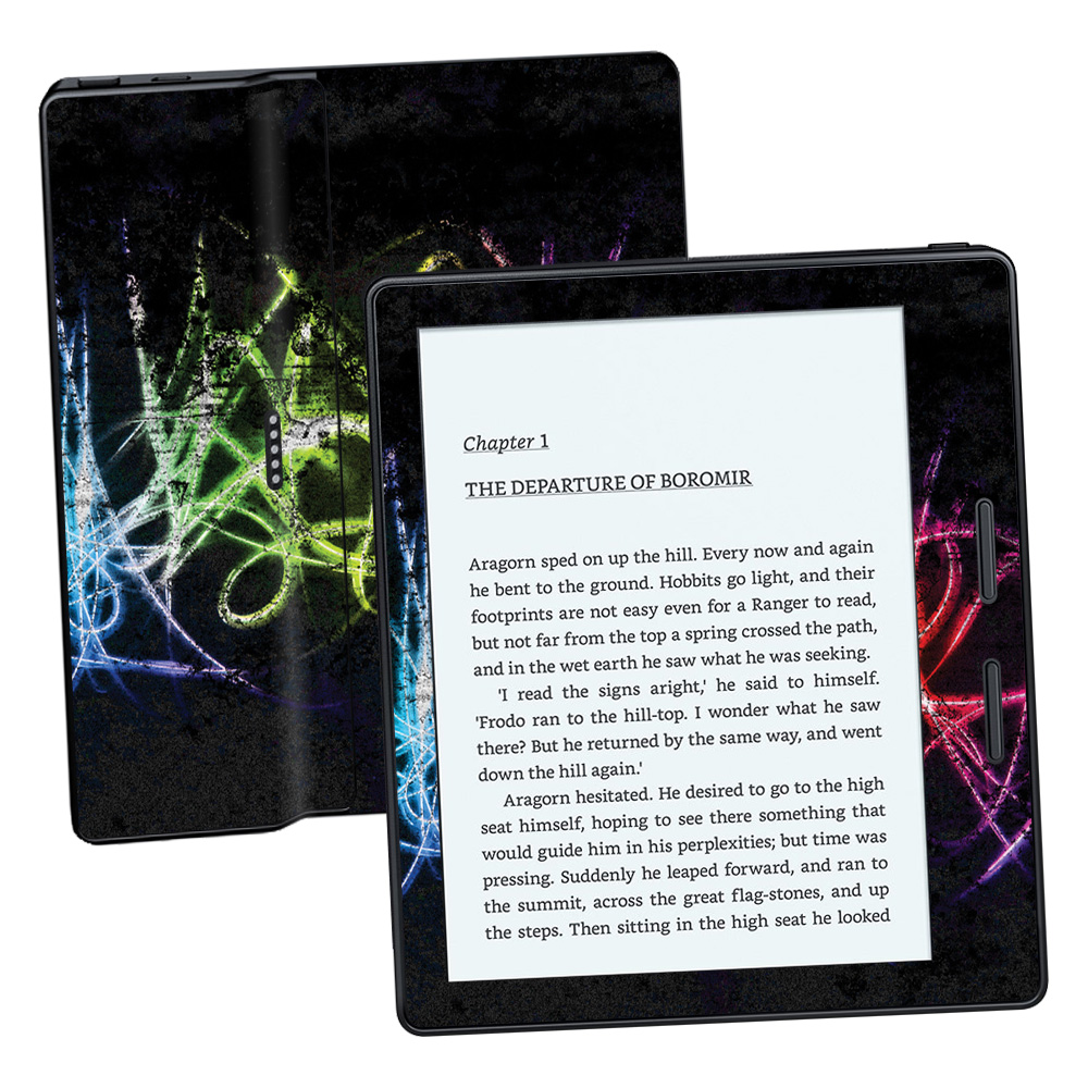 MightySkins AMKOA17-Neon Skin for Amazon Kindle Oasis 6 in. 8th Gen - Neon