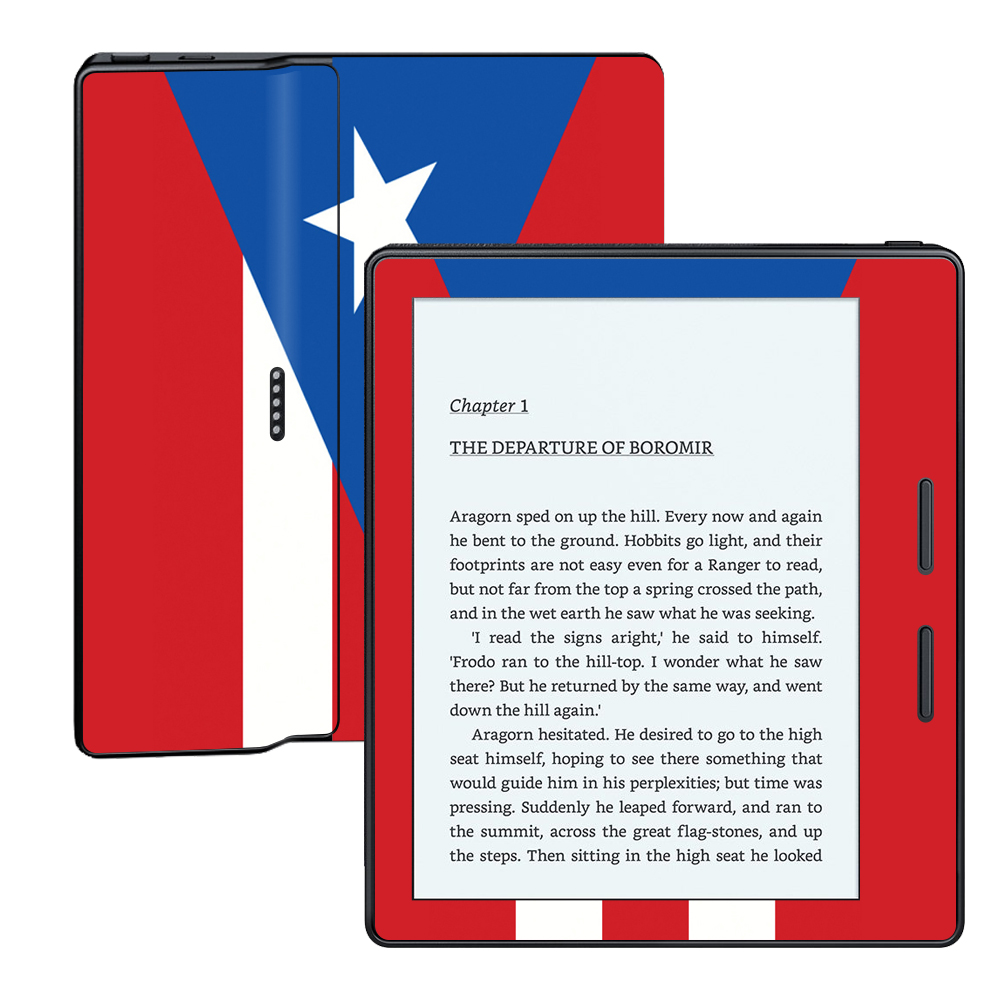 MightySkins AMKOA-Puerto Rican Flag Skin for Amazon Kindle Oasis 6 in. 8th Gen Wrap Cover Sticker - Puerto Rican Flag