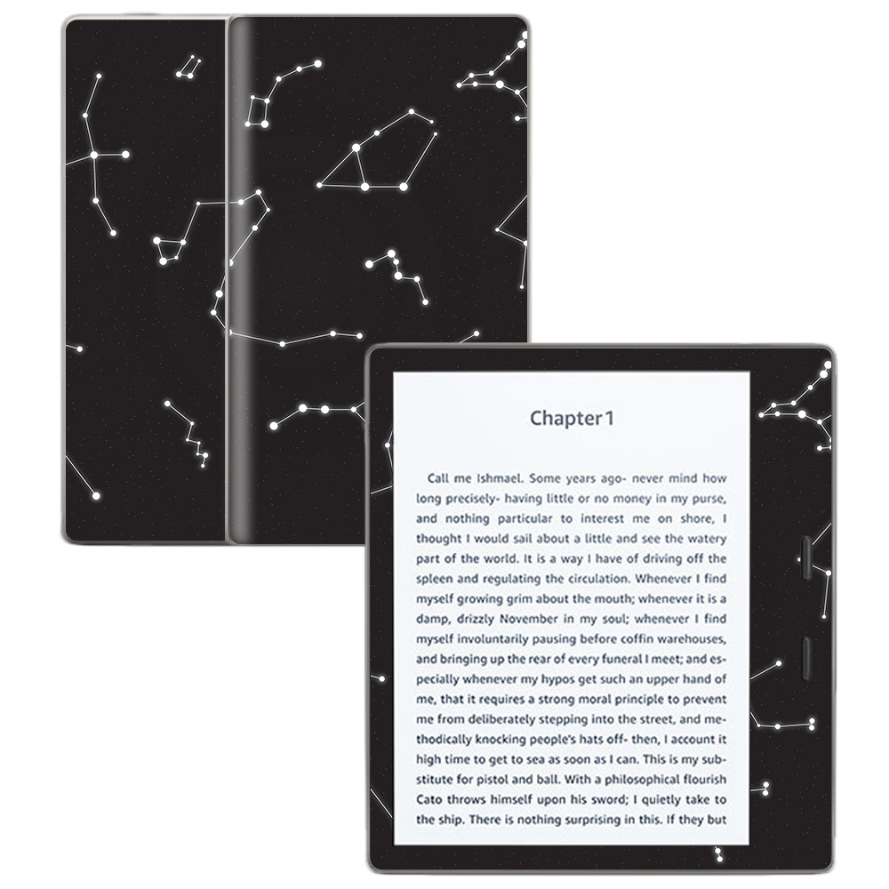 MightySkins AMKOA7-Constellations Skin for Amazon Kindle Oasis 7 in. 9th Gen - Constellations