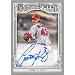 Autograph Warehouse 650774 Garrett Richards Autographed Baseball Card - Los Angeles Angels - 2013 Topps Gypsy Queen No.GQAGR