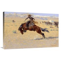 JensenDistributionServices 36 in. A Cold Morning on the Range Art Print - Frederic Remington