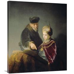 JensenDistributionServices 36 in. A Young Scholar & His Tutor Art Print - Workshop of Rembrandt Harmensz Van Rijn
