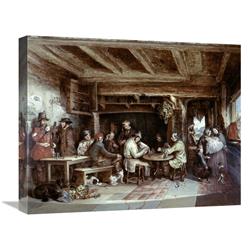 JensenDistributionServices 22 in. News From India - Tavern Scene Art Print - Alfred Elmore