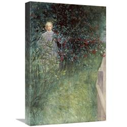 Global Gallery GCS-268223-22-142 22 in. in the Hawthorn Hedge Art Print - Carl Larsson