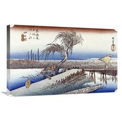 Global Gallery GCS-266550-30-142 30 in. Mie River Near Yokkaichi Art Print - Hiroshige