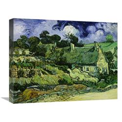JensenDistributionServices 22 in. House with Straw Ceiling, Cordeville Art Print - Vincent Van Gogh