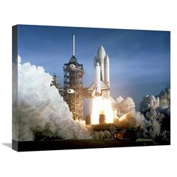 JensenDistributionServices 18 x 24 in. Launch of the First Flight of Space Shuttle Columbia, 1981 Art Print - NASA
