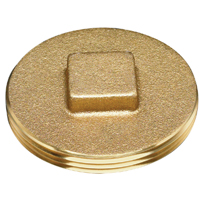 TinkerTools 42374 Clean Out Plug 4 In. Brass