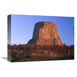Global Gallery GCS-397163-1216-142 12 x 16 in. Devils Tower National Monument Showing Famous Basalt Tower, Sacred Site for Native Americans, Wy