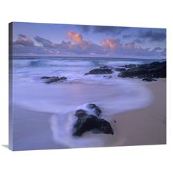 JensenDistributionServices 28 x 35 in. Rolling Waves at Dusk at Sandy Beach, Oahu, Hawaii Art Print - Tim Fitzharris