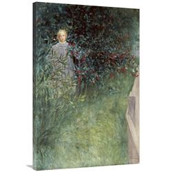 JensenDistributionServices 40 in. in the Hawthorn Hedge Art Print - Carl Larsson