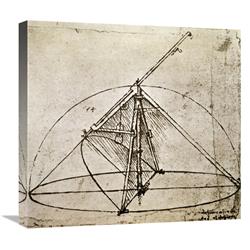 JensenDistributionServices 22 in. Measuring Instruments Art Print - Leonardo Da Vinci