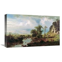 Global Gallery GCS-276741-22-142 22 in. Platte River Art Print - Albert Bierstadt