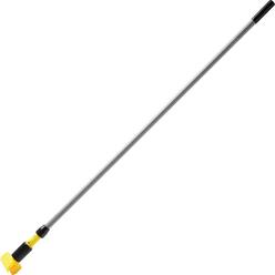 Rubbermaid Commercial Products RCPH246GYCT 60 in. Gripper Fiberglass Mop Handle - Gray