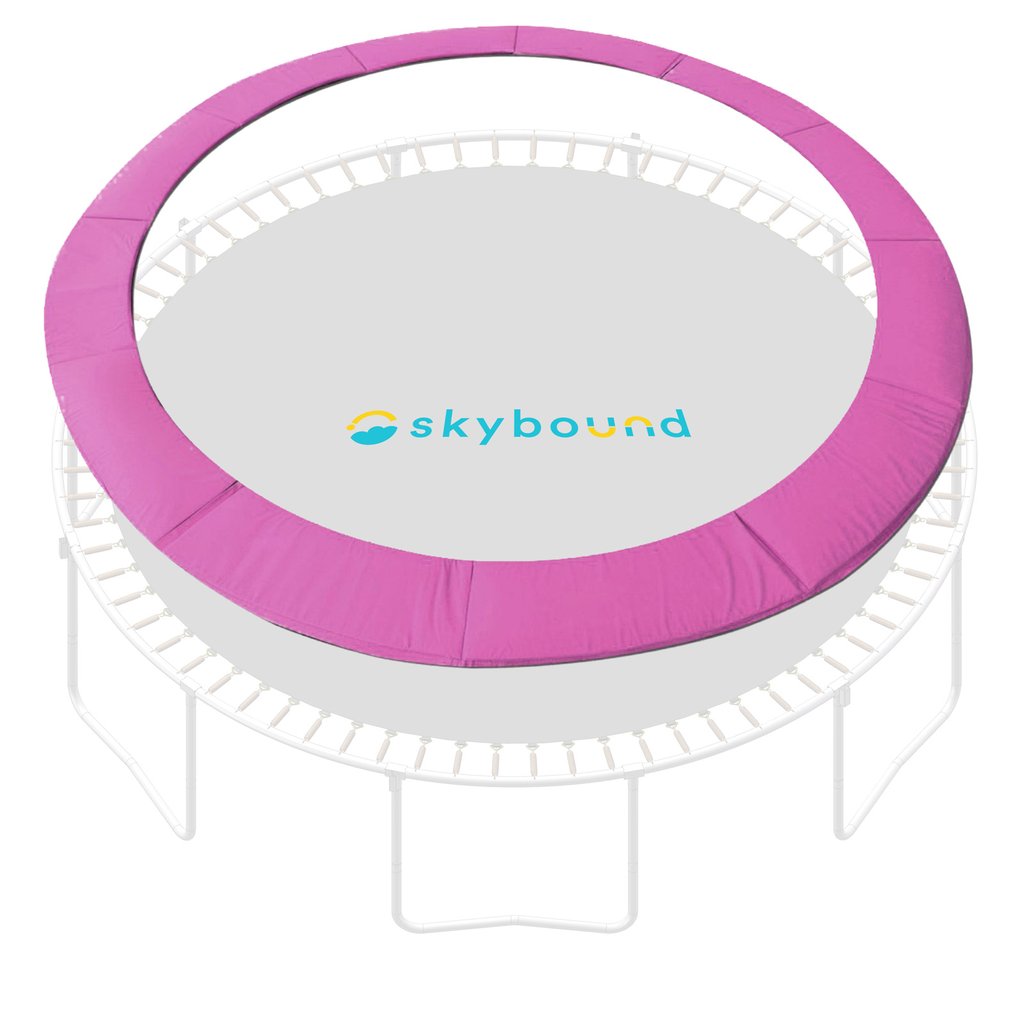 Skybound P1-1210BPN 12 ft. Trampoline Pad Spring Cover Fits Up To 7 in. Springs&#44; Pink - Standard