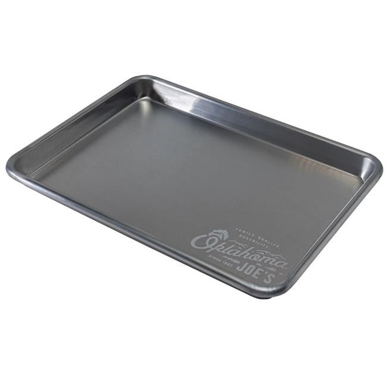 Oklahoma Joes 8071954 13 x 9 in. Aluminum BBQ Tray&#44; Black & Silver - Pack of 6