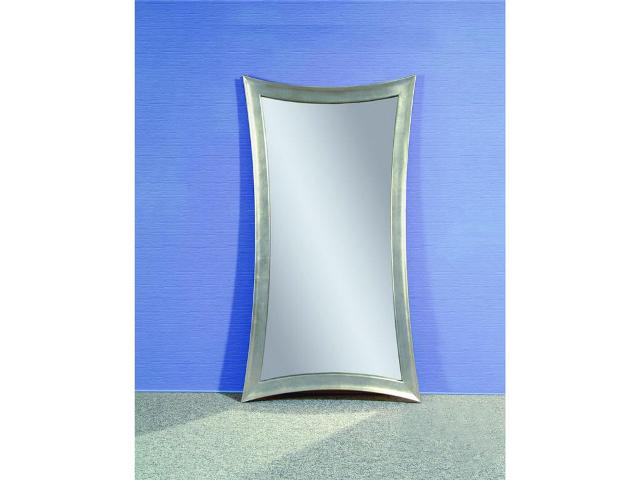 Bassett Miror Co Inc Basset M1762EC Hour-Glass Wall Mirror - Silver Leaf