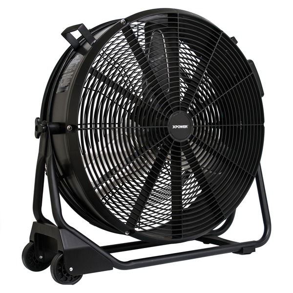 Gizmo 24 in. 0.5HP Drum Fan with Enclosed Brushless DC Motor