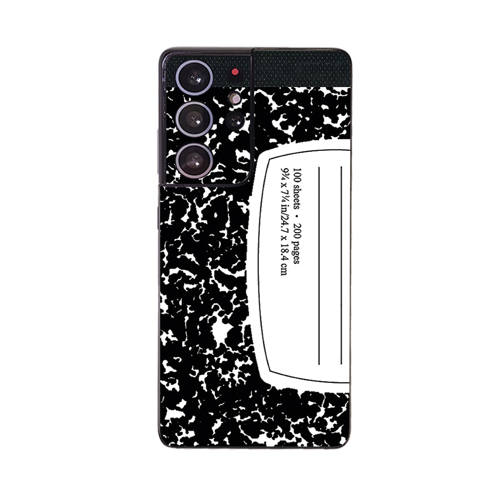 MightySkins SAGS21UL-Composition Book Skin Compatible with Samsung Galaxy S21 Ultra - Composition Book