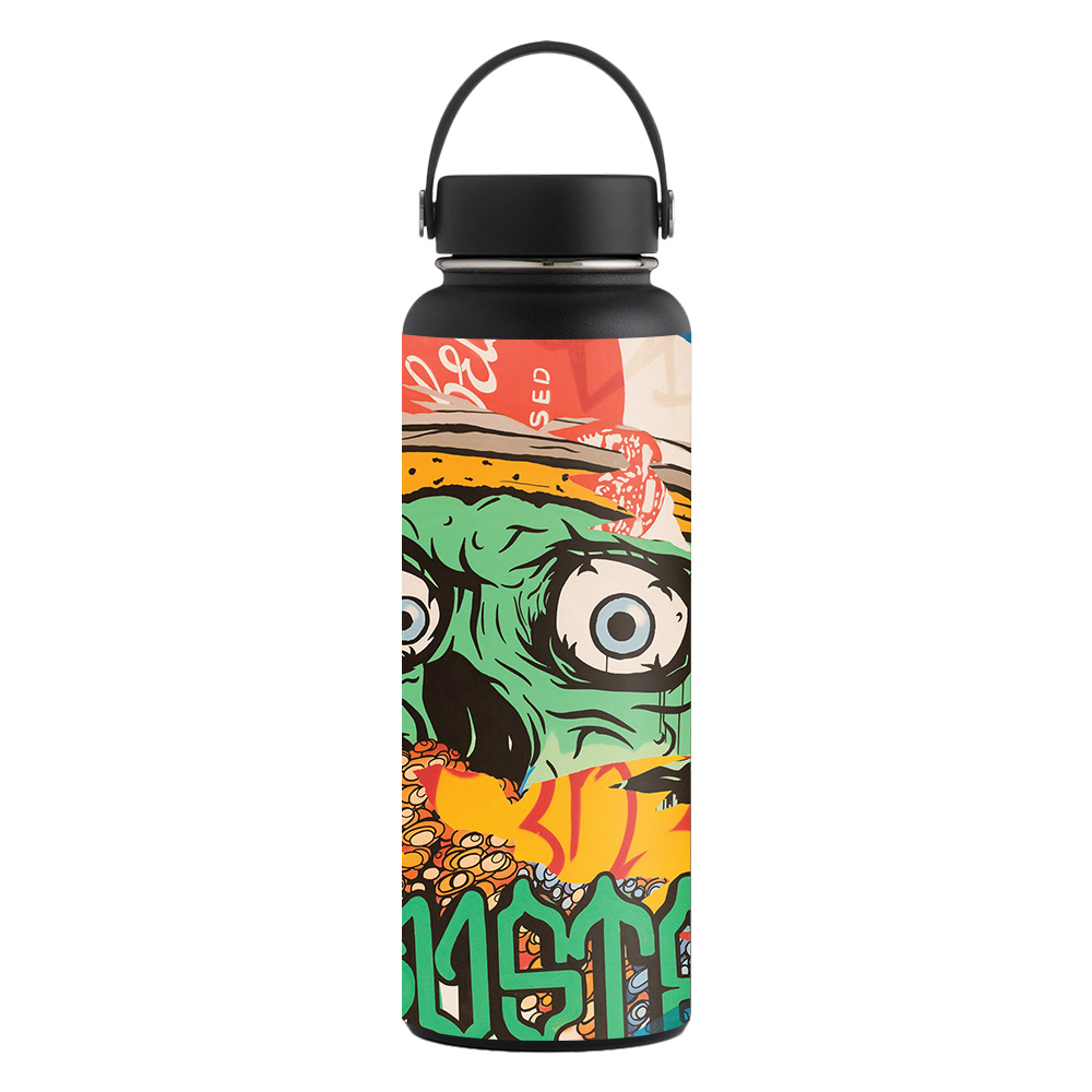 MightySkins HFWI40-Zombie Attack Skin for Hydro Flask 40 oz Wide Mouth - Zombie Attack