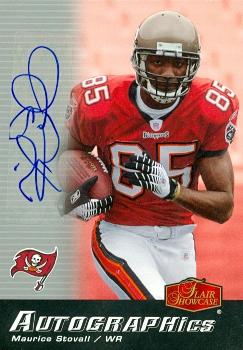 Autograph Warehouse Maurice Stovall autographed Football Card (Tampa Bay Buccaneers) 2006 Fleer Flair Showcase No.AU-MS Rookie