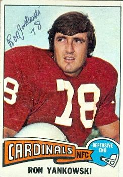 Autograph Warehouse Ron Yankowski autographed Football Card (Phoenix Cardinals) 1975 Topps No.236