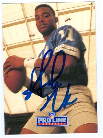 Autograph Warehouse 33102 Andre Ware Autographed Football Card Detroit Lions Pro Line