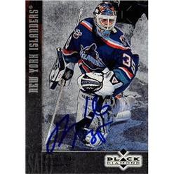 Autograph Warehouse 619693 Tommy Salo Autographed Hockey Card - New York Islanders, SC - 1997 Upper Deck Black Diamond No.31