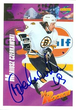 Autograph Warehouse 55317 Mariusz Czerkawski Autographed Hockey Card Boston Bruins 1994 Score No .227