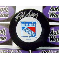 Autograph Warehouse 62327 Rod Seiling Autographed New York Rangers Hockey Puck
