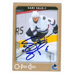 Autograph Warehouse 36923 Sami Salo Autographed Hockey Card 2006-2007 O-Pee-Chee
