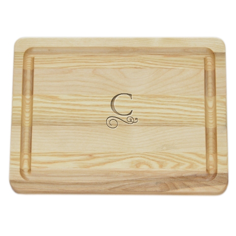 Carved Solutions Master Collection Wooden Cutting Board Small -Pi-Flourish-B