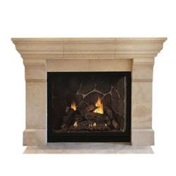 Mobiliario 42 in. Natural Gas Clean Face IP Luxury Fireplace
