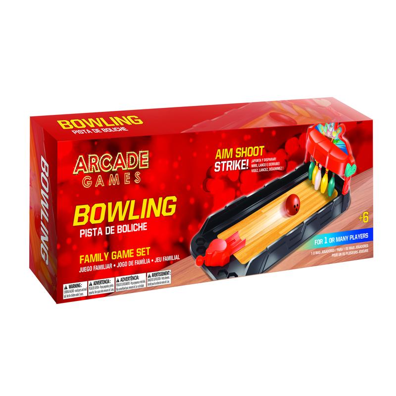 Maccabi Art 8728 Arcade Bowling Game for Kids&#44; Adults & Family