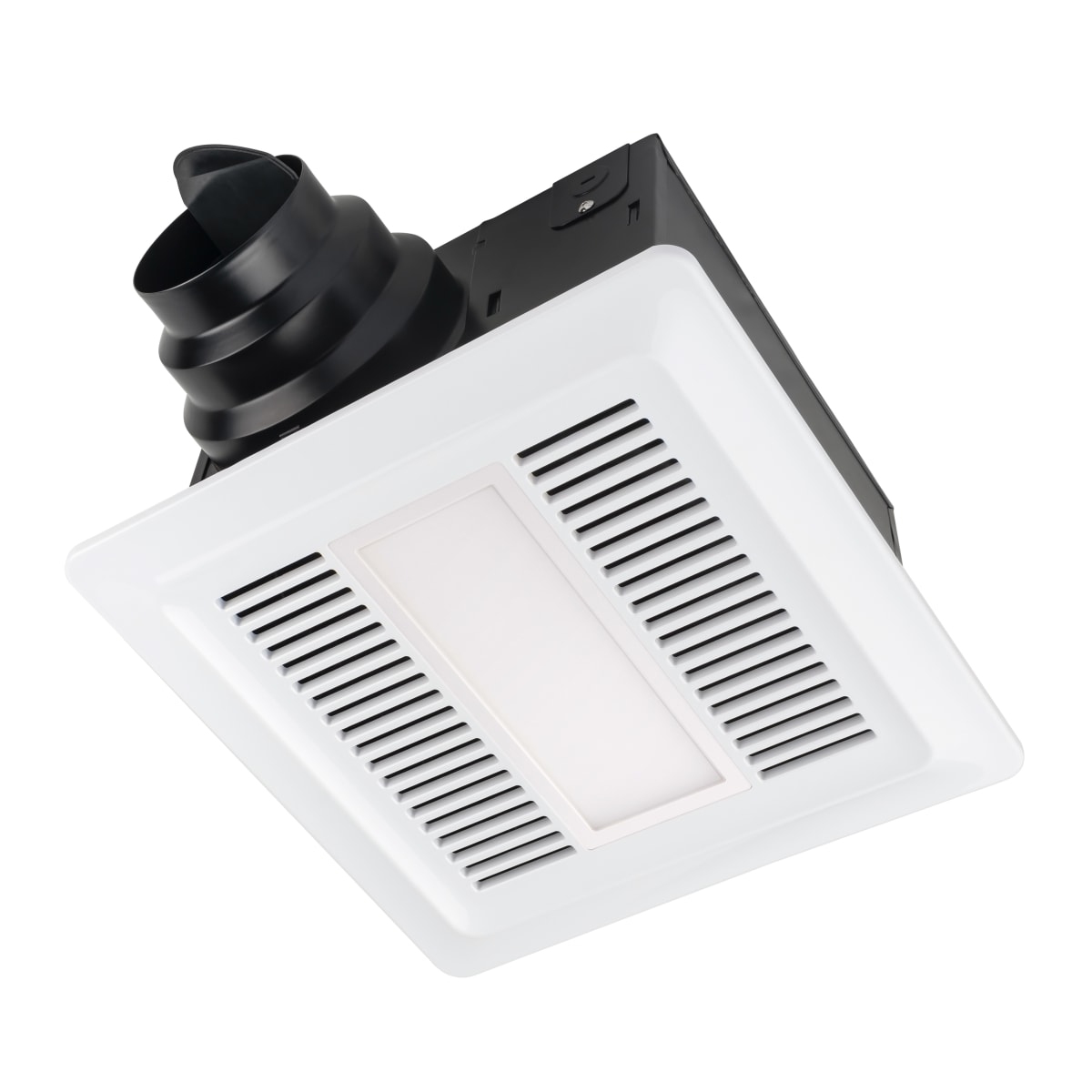 Miseno MBF100LWH 110 CFM Ultra Quiet 0.7 Sones Energy Star & HVI Certified Exhaust Fan with LED Lighting