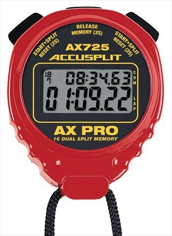 Kento Gear Professional Dual Line 16 Memory Pro Stopwatch with Red Case