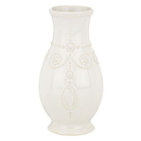Lenox 858819 French Perle White Fluted Vase