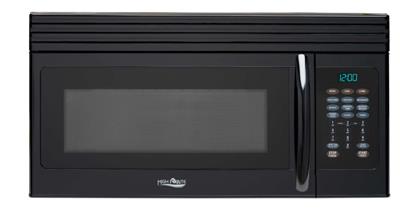 Patrick Industries PAT-102355 1.5 cu. ft. High Pointe Microwave Oven - Black