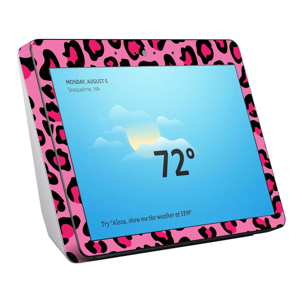 MightySkins AMECSH18-Pink Leopard Skin Decal Wrap for Amazon Echo Show 2nd Gen Sticker - Pink Leopard
