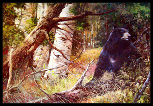 Caroline's Treasures PJC1074MAT Are You There Mr. Black Bear Indoor & Outdoor Mat- 18 x 27 in.