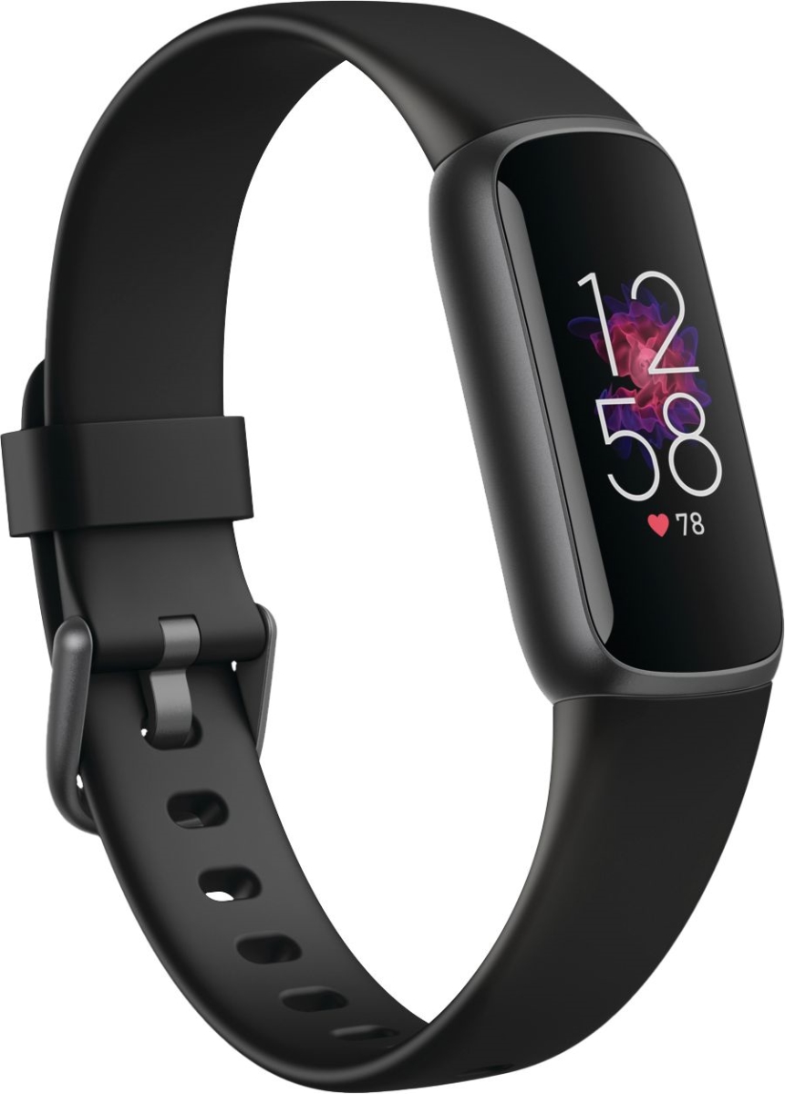 Fitbit FB422BKBK Luxe Fitness & Wellness Tracker&#44; Black & Graphite