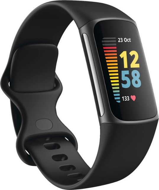 Fitbit FB421BKBK Charge 5 Advanced Fitness & Health Tracker&#44; Black & Graphite