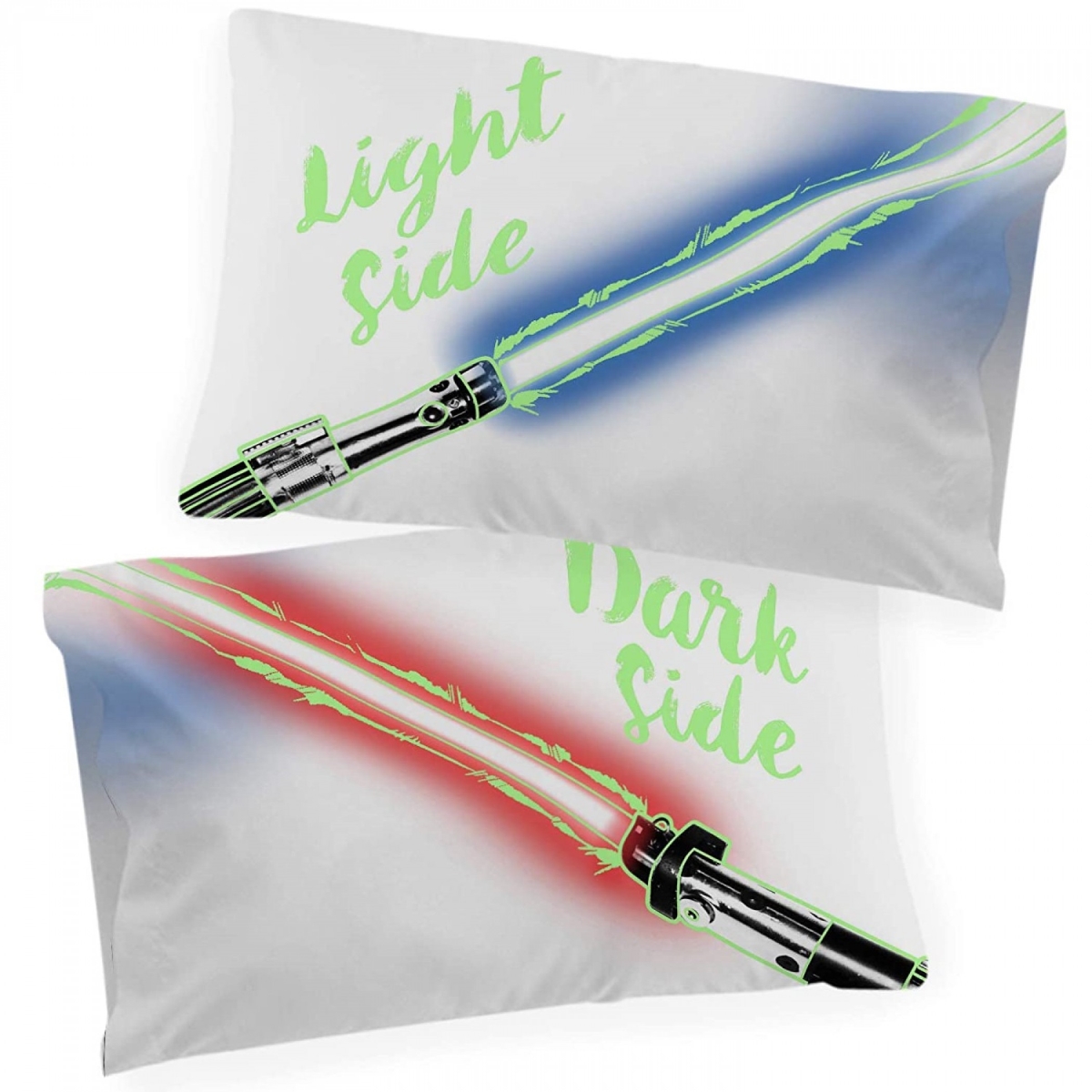 Star Wars 817128 Light & Dark Side Glow in the Dark Pillowcase