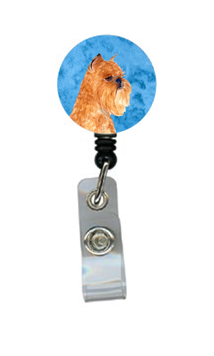 Teacher's Aid Brussels Griffon Retractable Badge Reel Or Id Holder With Clip