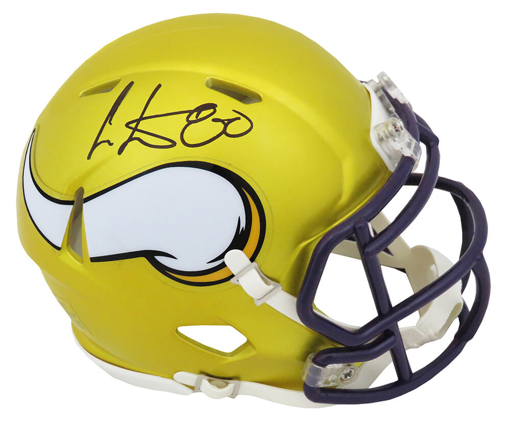 Schwartz Sports Memorabilia CARMIN316 Cris Carter Signed Minnesota Vikings Flash Riddell Speed Mini Helmet