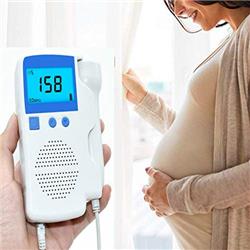 DM 854485712 LCD Fetal Doppler Probe Ultrasound Prenatal Meter Baby Heart Rate Monitor