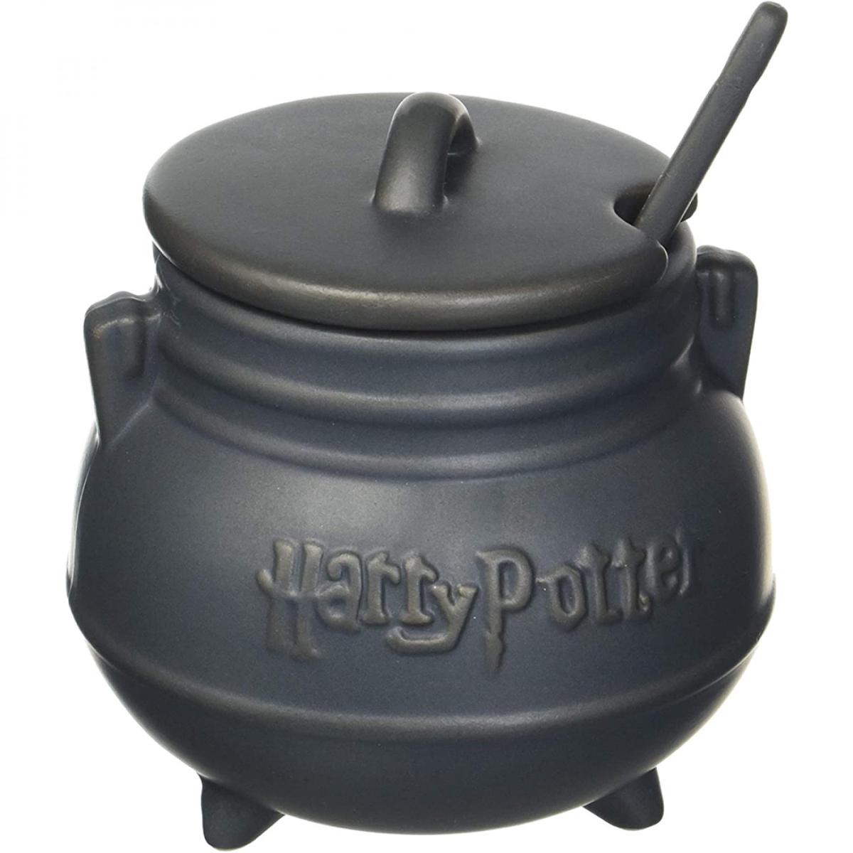 HARRY POTTER 833446 Harry Potter Iron Cast Style Cauldron Ceramic Mug with Spoon