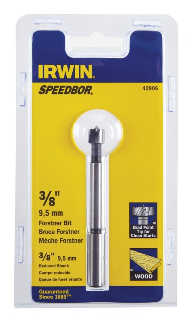 Irwin 1966895 0.38 in. Forstner Drill Bit