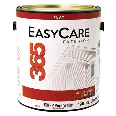 True Value Manufacturing 220199 1 gal EXF-P Easycare 365 Pastel Base Exterior Latex House Paint, Durable Acrylic Flat