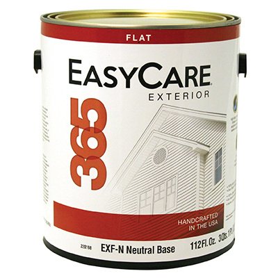 True Value Manufacturing 220198 1 gal EXF-N Easycare 365 Neutral Base Exterior Latex House Paint, Durable Acrylic Flat